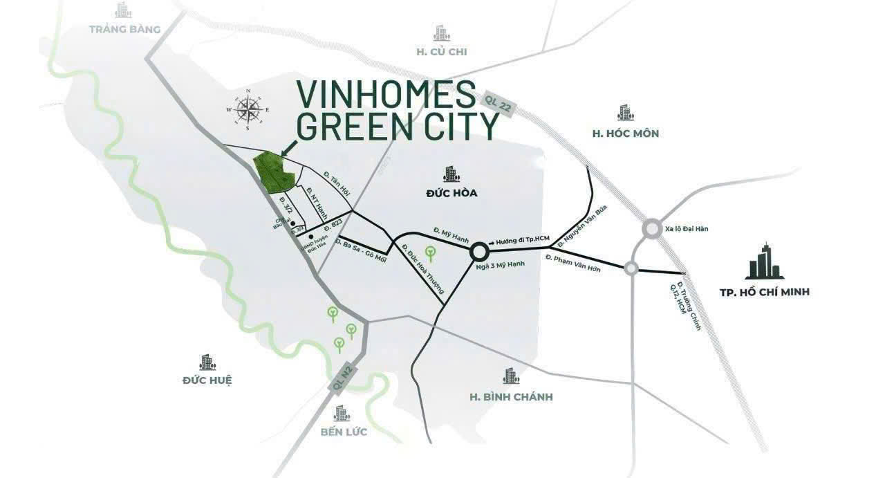 Vị trí dự án Vinhomes Green City