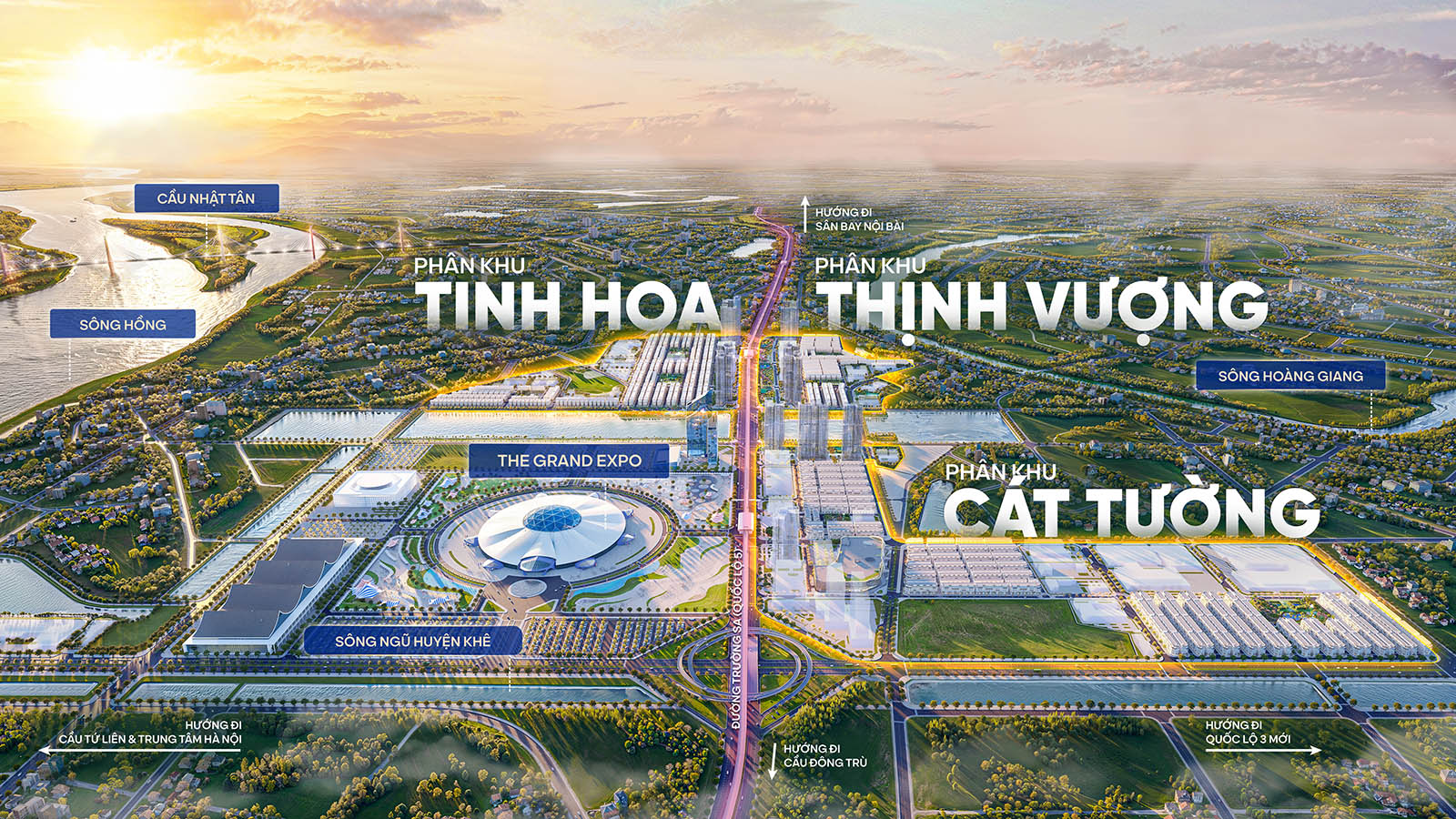 Vị trí phân khu Thịnh Vượng Vinhomes Global Gate