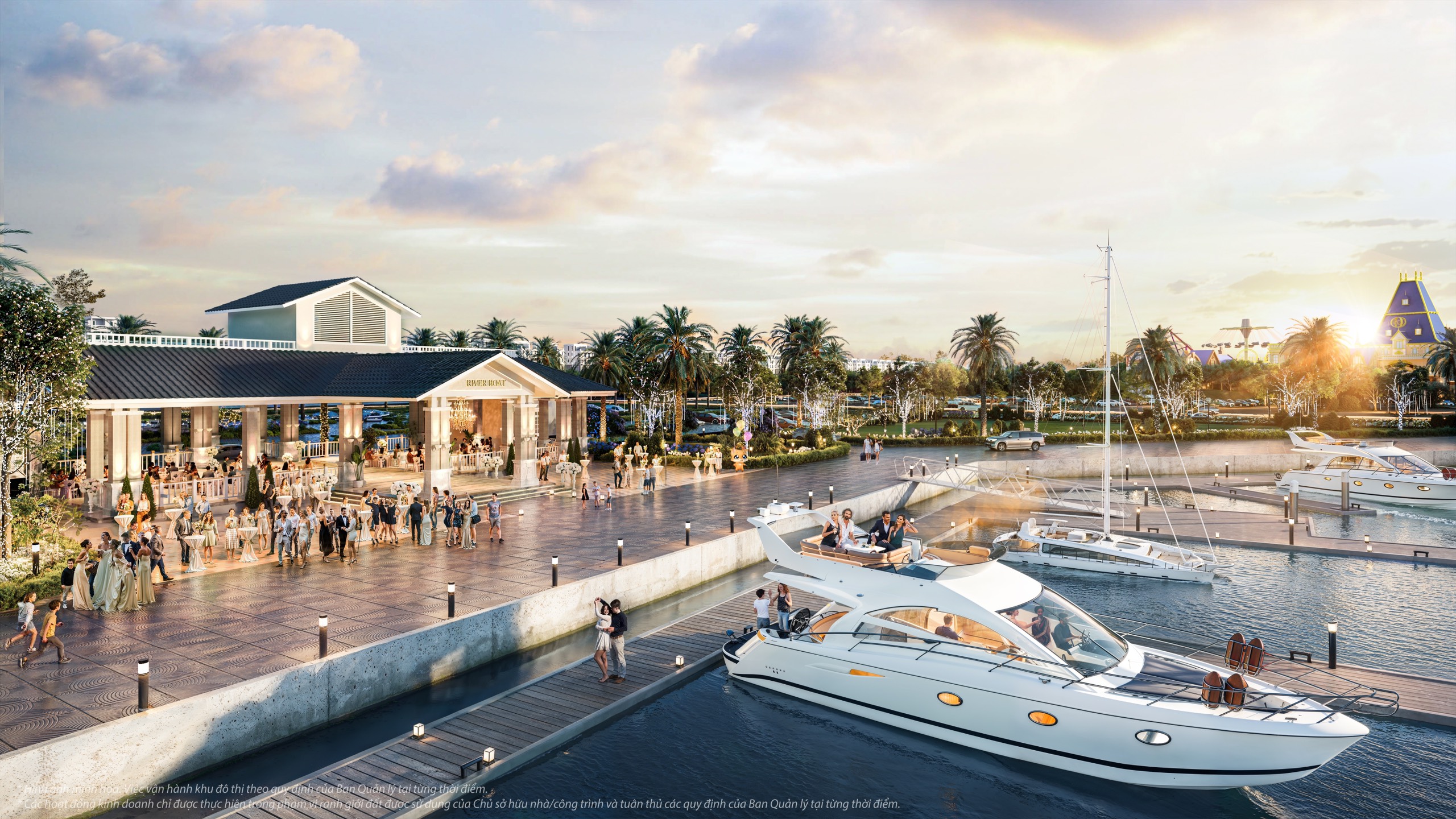 Bến du thuyền cao cấp Vinhomes Royal Island